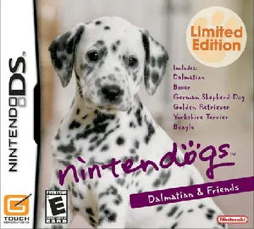 Nintendogs - Dalmatian & Friends (USA) box cover front